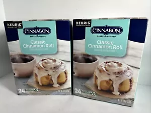 Cinnabon Classic Cinnamon Roll Coffee K-Cups, 24/box | Bulk order of 2 Boxes - Picture 1 of 6