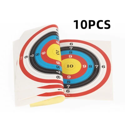 40cm 10-Ring Multicolor Target Stickers Archery Shooting Self Adhesive Paper - Image 1 of 4