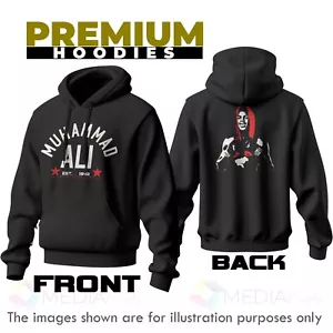 Muhammad Ali Boxen PREMIUM Hoodie Geschenk Herren Damen Unisex - MA01d - Bild 1 von 2