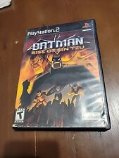 Batman: Rise of Sin Tzu (Sony PlayStation 2, 2003) MANUAL AND ARTWORK ONLY