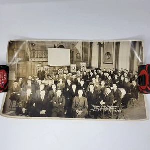 Pullman Sales Conference Benny's Auto Stores 1939 Group Photo Vintage 17.25"x10" - Picture 1 of 6