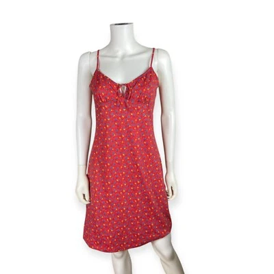 RALPH Ralph Lauren Women's VTG 90s Plaid Tag Floral Cotton Sun Dress M - Image 1 of 4