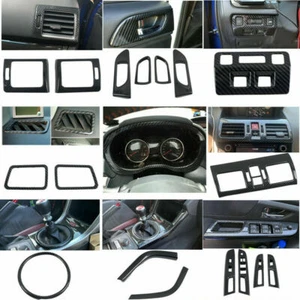 Carbon Fiber Interior Whole Kit Cover Trim 9 sets For Subaru WRX STI 2015-2021 - Picture 1 of 12