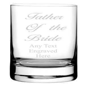VASO MEZCLADOR DE WHISKY/WHISKY PADRE DE LA NOVIA GRABADO WG9 - Imagen 1 de 2