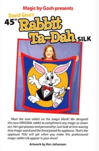 45" Rabbit Ta-Dah Silk by David Gi & Magic by Gosh - Picture 1 of 2