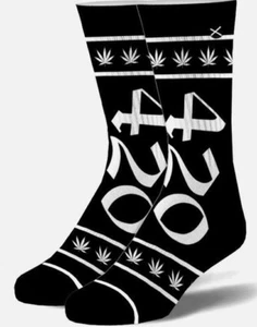 ODD SOX Strickwaren 420 Baumwollmischung schwarze Crew-Socken Mn's 6-13 neu mit Etikett - Bild 1 von 4