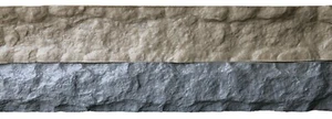 Stone Master Molds Chiseled Edge Concrete Countertop Edge Form Liner 8'x6"x2" - Picture 1 of 9