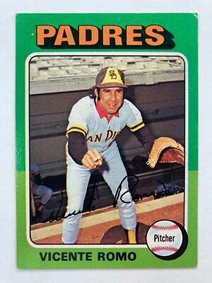 1975 Topps #274 Vicente Romo (San Diego Padres)    CENTERED! - Image 1 of 2