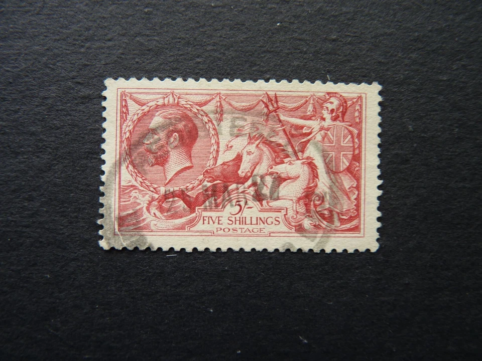 GREAT BRITAIN. KING GEORGE V. 1918. 5/-  SEAHORSE  SG416 - Image 1 of 1