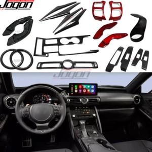 Real Carbon Interior Trim Level Package For Lexus IS300 350 500 F AWD 2021 22-24 - Picture 1 of 40