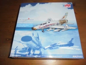 HOBBY MASTER HA2103 1/72 F-100D SUPER SABRE USAFE "TRIPLE ZILCH" TOLIVER UK 57 - Foto 1 di 9