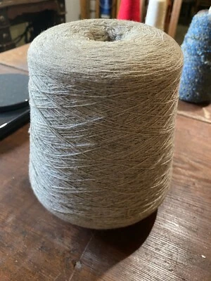 Vintage - Cotton?  -  Thread - 1 Spool- 1 lb 10.4  ozs - Grey (Ox Hea) - Image 1 of 4
