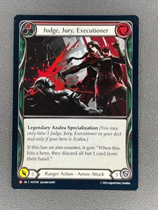 Judge Jury Executioner - Flesh & Blood Heavy Hitters FAB HVY249 Rainbow Foil - Picture 1 of 3