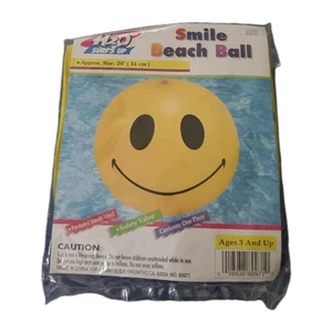 NEW SEALED Vintage H2O Surf’s Up Smile Beach Ball From Tony - Picture 1 of 2
