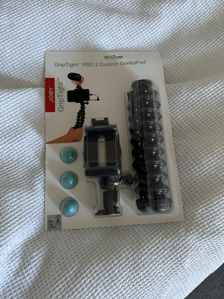JOBY GripTight PRO 2 Custom GorillaPod JB01767-BWW Vlogging Streaming Phone