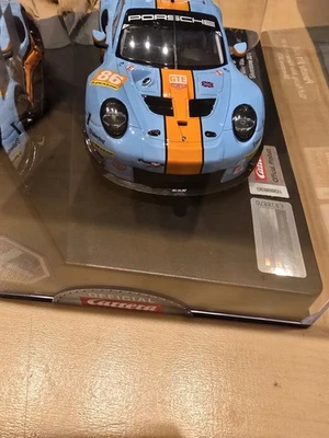 Carrera Evolution 27780 Porsche 911 RSR (991) Gulf Racing No.86 neu + OVP - Bild 1 von 4