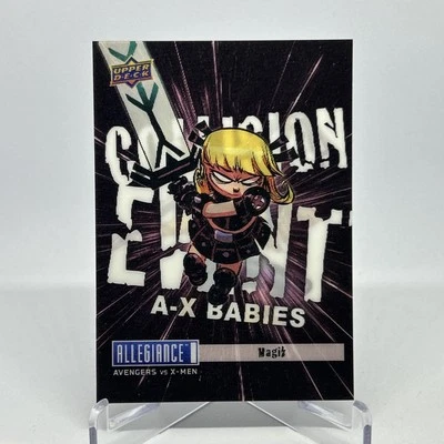 2023 UD Allegiance Avengers vs X-Men Collision Event A-X Babies #AXB10 Magik - Image 1 of 4