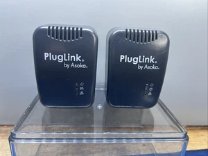Adaptador Ethernet 2 PlugLink de Asoka 9650 Modelo: PL9650-ETH Probado Funcionando - Imagen 1 de 2