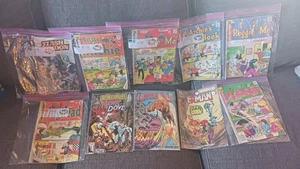 Lot of 10 Vintage Comic Books - Archie Reggie Flash Gordon Jughead Hawk Dove - Picture 1 of 19