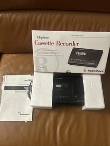 Radio Shack TCR-200 Voice Activated Telephone Cassette Recorder Works w/Box Open - Picture 1 of 7