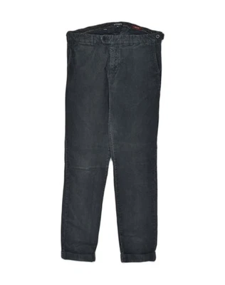 Pantalone GUTTERIDGE uomo slim fit velluto a coste IT 48 Medium W32 L30 blu navy AC63 - Immagine 1 di 3