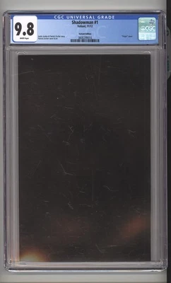 Shadowman 1 CGC 9.8 变体处女封面 2012 — 第 1/3 张图片