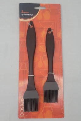 2x Silicone Basting Brush Pastry Baking BBQ Barbecue Oil Pastry Cooking Bakeware - Image 1 of 3