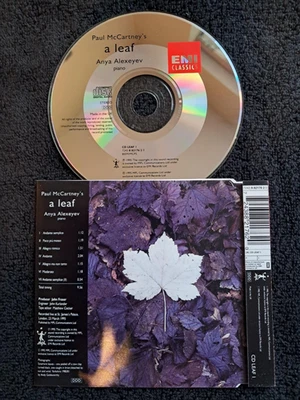 PAUL McCARTNEY A leaf UK 7 track rare cd single 1995 Anya Alexeyev piano Beatles - Image 1 of 2