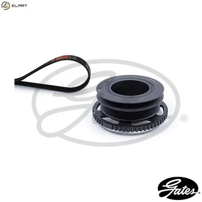 VRIBBED BELT SET K025PK870 FOR DAEWOO CIELO LANOS/SENS NEXIA ZAZ FSO 1.3L 4cyl - Image 1 of 4