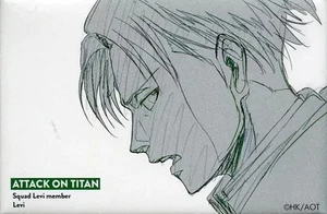 Levi (sideways) "Attack on Titan WIT STUDIO Square Can Badge Collection 2nd" - Bild 1 von 1