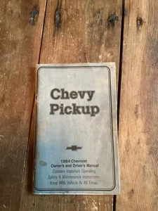 1984 Chevrolet Pickup truck C10 K10 owners manual literature ORIGINAL - Picture 1 of 5