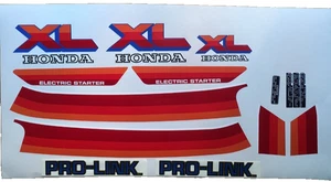 Honda XL 600 LM 1985 Pro Link Electric Starter Replica Aufkleber Decal Set - Bild 1 von 1