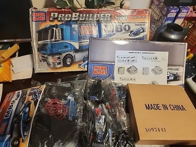 MEGA BLOKS #9744 - Racing Rig Pro Builder 1580 PCs truck Brand New Damaged Box - Image 1 of 4
