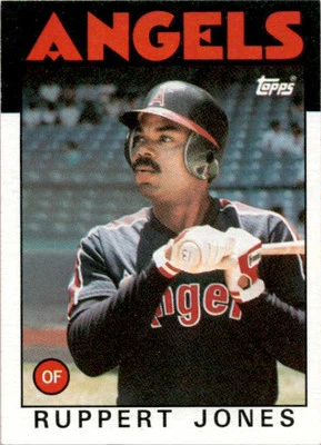 1986 Topps Ruppert Jones #464 California Angels - Image 1 of 2