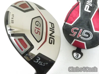 PING G15 Fairway 15.5°  3 Wood TFC 149 F Soft-R  SENIOR +Cover ... Rare MINT - Image 1 of 4