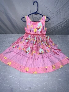Jelly the Pug Beautiful Girls Dress Spring Summer Size 5 - Picture 1 of 9