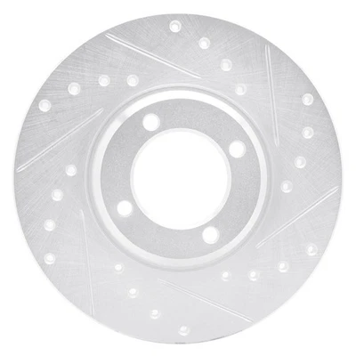 For Mercury Capri 74-77 Brake Rotor eLINE Drilled & Slotted 1-Piece Front Foto 1 de 4