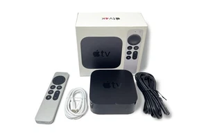 2021 Apple TV 4K 32GB 2nd Generation Media Streamer Black MXGY2LL/A A2169 - Picture 1 of 9