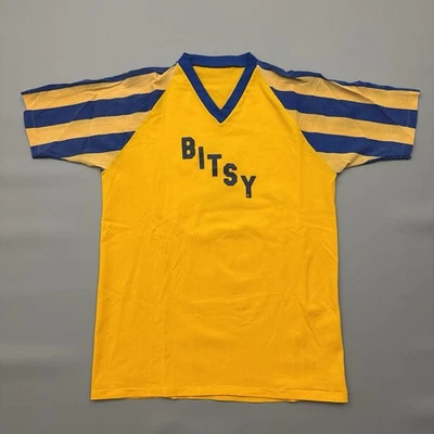 Camiseta de fútbol vintage años 70 80 mangas a rayas “Bitsy” M Foto 1 de 4