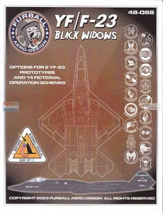 FUR48088 1:48 Furball Aero Design YF/F-23 Black Widows - Picture 1 of 3