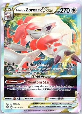 Hisuian Zoroark VSTAR SWSH298 SWSH: Sword & Shield Promo - Pokemon Card - NM - Image 1 of 2
