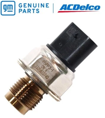 2017–2025 L5P Duramax 6.6L Diesel Fuel Rail Pressure Sensor Genuine GM 12686809 - Image 1 of 4