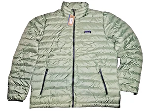 Mens XL Patagonia Down Sweater Puff Jacket SEDGE GREEN Eco (Arm pit to pit 26) - Picture 1 of 8