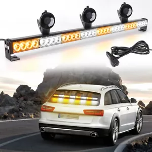 35" LEDTraffic Advisor Strobe Emergency Warning Hazard Light Bar For Truck Car - Bild 1 von 12