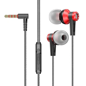 Wired Earbud Double Dynamic Coil Hd-compatible Calling Ergonomic Design Wired - Picture 1 of 13