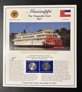 PCS 2002 Mississippi State Quarter Set P&D Mint BU - Picture 1 of 4