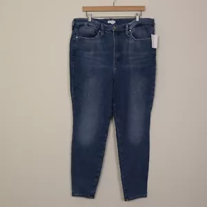 Good American Womens Jeans 22 Good Waist Stretch Skinny High Rise Demin - Picture 1 of 6