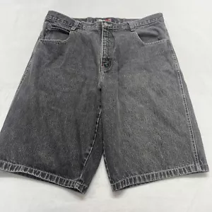 Vintage Y2K SouthPole 36x12 grau Denim Jeans Shorts Jorts Skate Hip Hop Rap Baggy - Bild 1 von 15