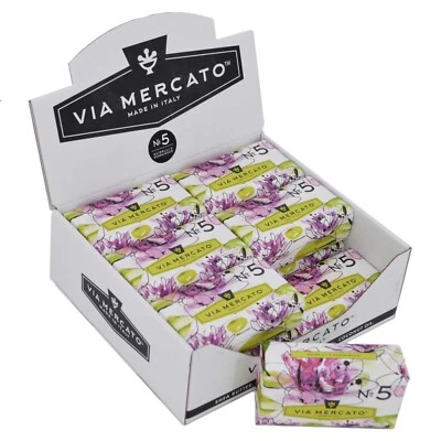 Via Mercato No.5 肥皂棒 * 12 盒 * 水合和檀香木 200 克 浴缸 — 第 1/3 张图片