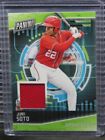 2018 Panini Cyber Monday Juan Soto Player Worn Jersey Relic #JS Nationals L85